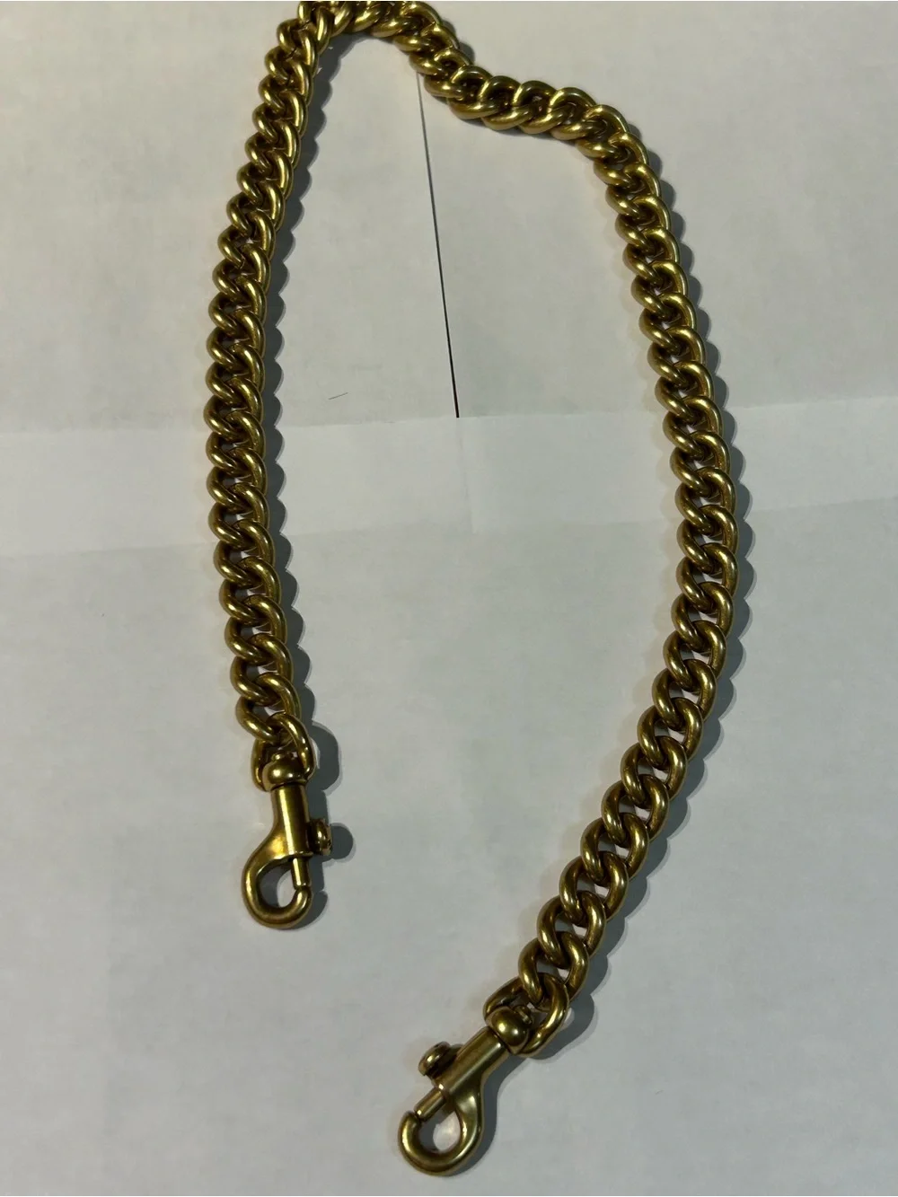 Authentic Coach Gold-Tone Curb Chain ( shoulder strap or accessory )
